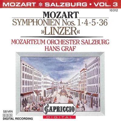 MOZART, W.A.: Symphonies, Vol.3 (Salzburg Mozarteum Orchestra, Graf) - Nos. 1, 4, 5, 36, "Linz" 專輯 Nathan Berg/Marc Molomot/Robert McPherson/Gordon Gietz/Calvin Griffin