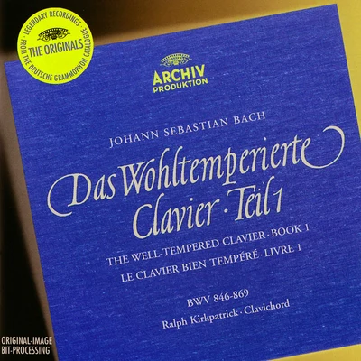 Ralph KirkpatrickJennie Tourel J.S. Bach: The Well-tempered Clavier, Book I