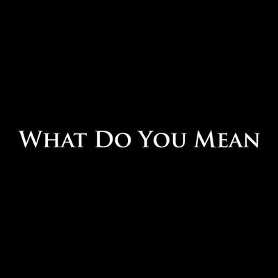 What Do You Mean 專輯 Collin McLoughlin/Fischerspooner/Pegboard Nerds/I.Y.F.F.E/K Theory