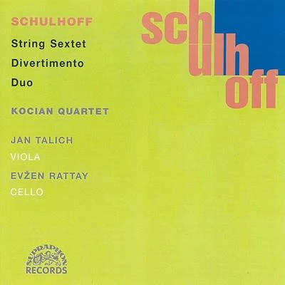 Schulhoff: Divertimento, Sextet, Duo. Chamber Works, Vol. 2 專輯 Václav Bernášek