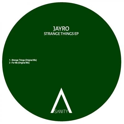 Strange Things EP 專輯 Kenzo/Jayro/Fabio Bellanza/Daniele Travali/Davide Giorla