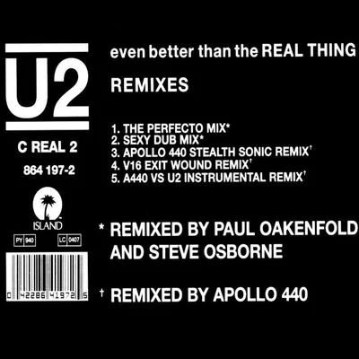 Even Better Than The Real Thing (Remix) 專輯 U2