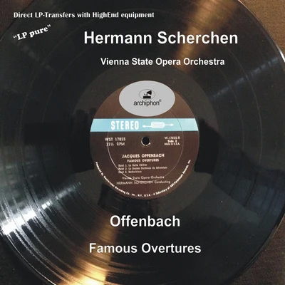 OFFENBACH, J.: Overtures (LP Pure, Vol. 13) (Vienna State Opera Orchestra, Scherchen) (1961) 專輯 Hermann Scherchen