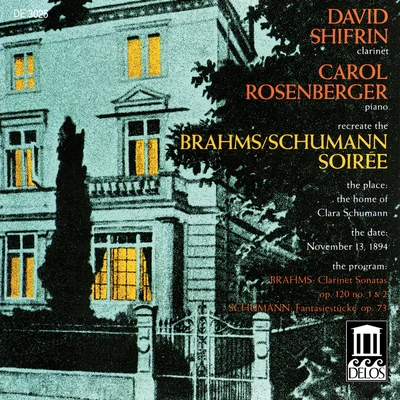 BRAHMS, J.: Clarinet Sonatas Nos. 1 and 2SCHUMANN, R.: Fantasiestücke(Shifrin) 專輯 Yale Cellos/Aldo Parisot/David Shifrin/Pansy Chang/Elizabeth Parisot