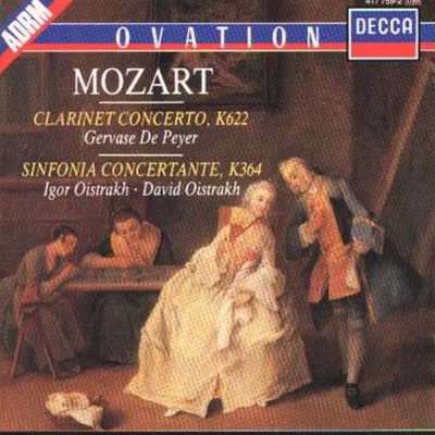 Mozart: Clarinet Concerto, K622; Sinfonia Convertante, K364 專輯 Gervase de Peyer/Terence Weil/Cecil Aronowitz/Emanuel Hurwitz/Peter Graeme