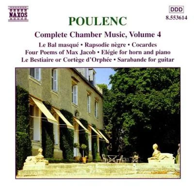 POULENC: Bal masque (Le)Rapsodie negreElegie 專輯 Philippe Bernold