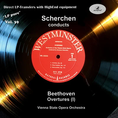 BEETHOVEN, L. van: Overtures (LP Pure, Vol. 39) (Vienna State Opera Orchestra, Scherchen) (1952) 專輯 Vienna State Opera Orchestra