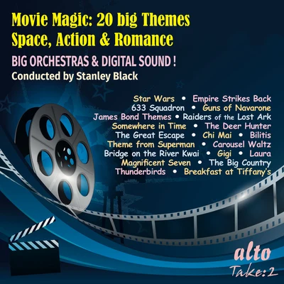 Film Music - BERNSTEIN, E.MANCINI, H.MORRICONE, E.RODGERS, R.WILLIAMS, J. (Movie Magic: 20 Big Themes Space, Action and Romance) (Black) 專輯 Stanley Black