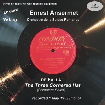 Ernest AnsermetJacques OffenbachLOrchestre de la Suisse Romande LP Pure, Vol. 43: Ansermet Conducts Falla