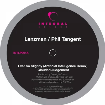 EVER SO SLIGHTLY Artificial Intelligence Remix 專輯 Lenzman