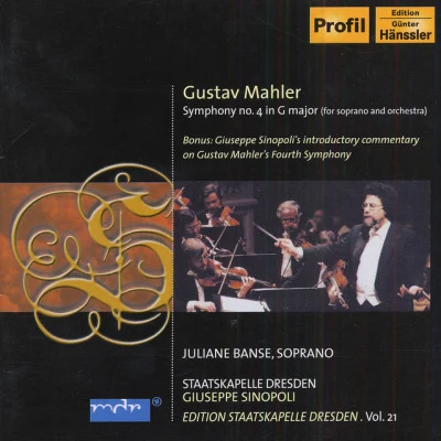 Mahler, G.: Symphony No. 4 (Edition Staatskapelle Dresden, Vol. 21) 專輯 Gintaras Rinkevicius/Lithuanian State Symphony Orchestra/Gustav Mahler