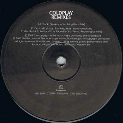 Remixes 專輯 Coldplay