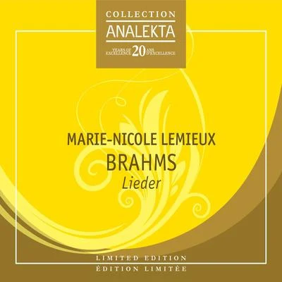 Brahms 专辑 Marie-Nicole Lemieux