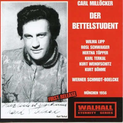 Werner Schmidt-Boelcke MILLÖCKER, C.: Bettelstudent (Der) [Operetta] (Lipp, Schwaiger, Töpper, Terkal, Wehofschitz, Böhme, Schmidt-Boelcke) (1956)