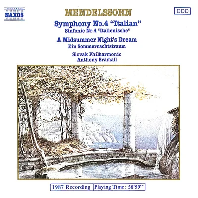 Slovak Philharmonic Orchestra Mendelssohn: symphony no. 4amid summer nights dream (excerpts)