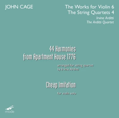 Cage: The Works for Violin, Vol. 6 & The String Quartets, Vol. 4 專輯 Arditti Quartet