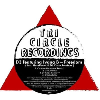 Freedom (incl. DJ Circle & Hornbostel Mixes) 專輯 D3/Thxkew Teacher/Dondy