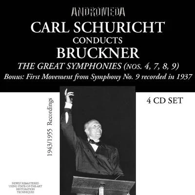 BRUCKNER, A: Symphonies Nos. 4, 7, 8, 9 (The Great Symphonies) (North German Radio Symphony Orchestra, Schuricht) (1955) 專輯 Carl Schuricht/Nathan Milstein/Unknown Artist/Jean Martinon/Orchestre National de lORTF