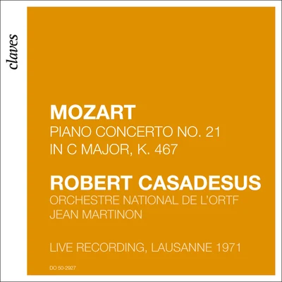 Mozart: Piano Concerto No. 21 in C Major, K. 467 (Live recording, Lausanne 1971) 專輯 Orchestre National de lORTF