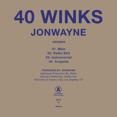 40 Winks 專輯 Jonwayne/Busdriver/Low Leaf/Quintino & Blasterjaxx/zeroh