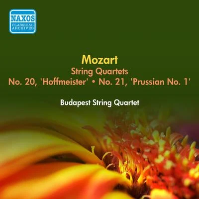 MOZART, W.A.: String Quartets Nos. 20, "Hoffmeister" and 21, "Prussian No. 1" (Budapest String Quartet) (1955) 专辑 Budapest String Quartet