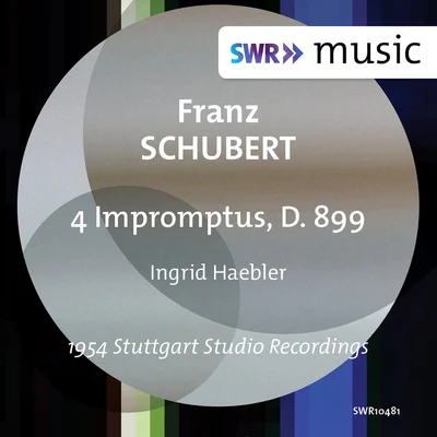 SCHUBERT, F.: 4 Impromptus, D. 899 (I. Haebler) 專輯 Ludwig Hoffmann/Ingrid Haebler