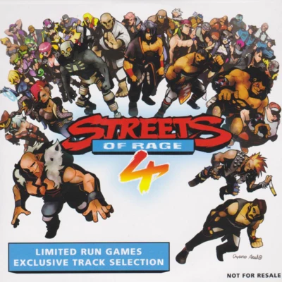 STREETS OF RAGE 4 LIMITED RUN GAMES EXCLUSIVE TRACK SELECTION 專輯 飯吉新/橘田拓人/古代祐三/增子司/峰岸透