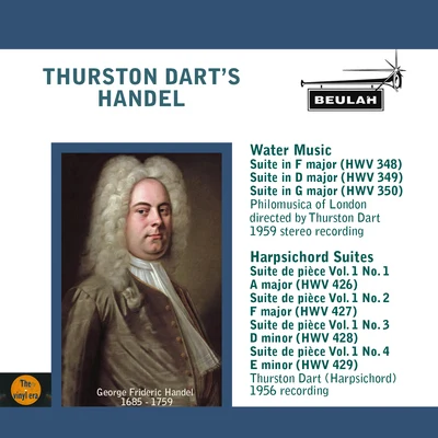 Thurston DartJohn TurnerAcademy of St. Martin in the FieldsSir Neville MarrinerIona BrownRaymond LeppardAlan LovedayDavid Munrow Thurston Darts Handel