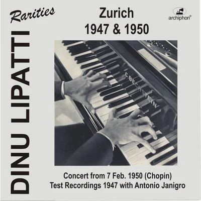 CHOPIN, F.: Piano Concerto No. 1Etudes Nos. 5 and 17BEETHOVEN, L. van: Cello Sonata No. 3 (Lipatti, Janigro, Ackermann) (1947, 1950) 專輯 Dinu Lipatti