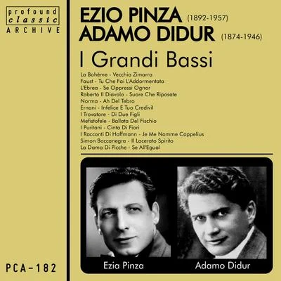 I Grandi Bassi 專輯 Ezio Pinza