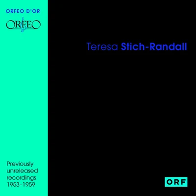 Opera Arias (Soprano): Stich-Randall, Teresa - VERDI, G.MOZART, W.A.PUCCINI, G.BELLINI, V.TCHAIKOVSKY, P.I.STRAUSS, R. 專輯 Kammerorchester des Saarländischen Rundfunks/Chor Der Musikhochschule Saarbrücken/Teresa Stich-Randall/Karl Ristenpart