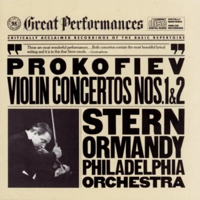 Isaac SternZubin MehtaIsrael Philharmonic Orchestra Prokofiev Violin Concertos nos 1 & 2