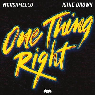 One Thing Right 专辑 Kane Brown