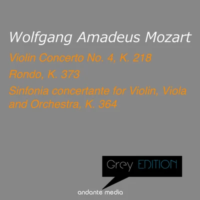 György PaukJörg Faerber Grey Edition - Mozart: Violin Concerto No. 4 & Sinfonia concertante for Violin, Viola and Orchestra, K. 364