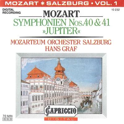 Hans Graf MOZART, W.A.: Symphonies, Vol.1 (Salzburg Mozarteum Orchestra, Graf) - Nos. 40 and 41, "Jupiter"