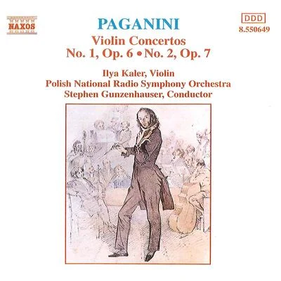 Paganini：Violin Concertos No. 1 op. 6 No. 2 op. 7 專輯 Stephen Gunzenhauser/Slovak Philharmonic Orchestra