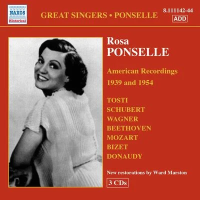 Rosa PonselleRomano RomaniGiacomo Puccini PONSELLE, Rosa: American Recordings (1939, 1954)