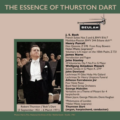 The Essence of Thurston Dart 專輯 Philomusica of London/Thurston Dart