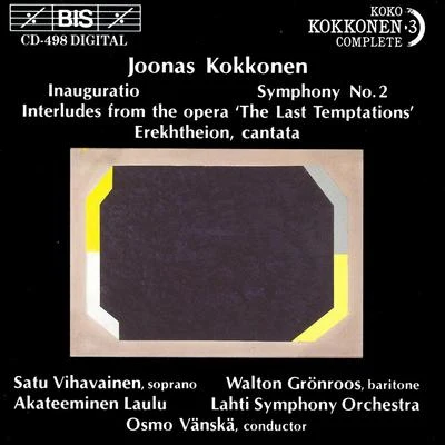 KOKKONEN: Complete Kokkonen Edition, Vol. 3 专辑 Lahti Symphony Orchestra/Dima Slobodeniouk/Jaan Ots/Colin Currie