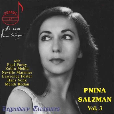 Pnina Salzman, Vol. 3 專輯 Orchestre National De Montpellier - L.R./Lawrence Foster/Aldo Ciccolini