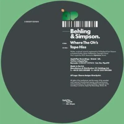 Where The OhsTape Hiss 專輯 Karma Kid/Simpson/Kartellen/Charles Murdoch/Behling