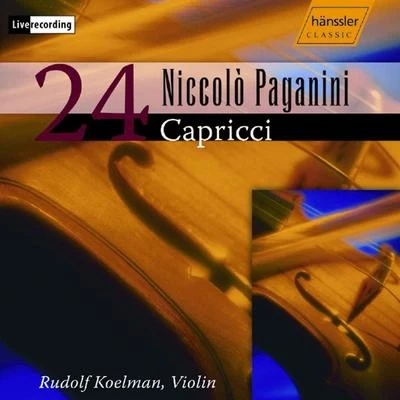 PAGANINI: 24 Caprices, Op. 1 專輯 Rudolf Koelman/Zurich University of the Arts Symphony Orchestra/Ingo Ingensand