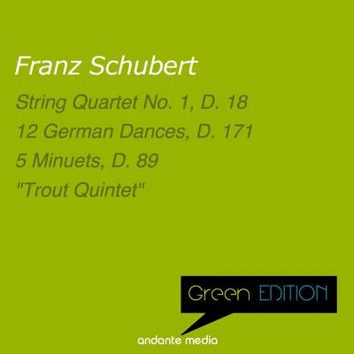 Melos Quartet Stuttgart Green Edition - Schubert: String Quartet No. 1 in C Minor, D.18 & "Trout Quintet"