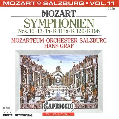 MOZART, W.A.: Symphonies, Vol. 11 (Salzburg Mozarteum Orchestra, Graf) - Nos. 12, 13, 14, K. 111, K. 120, K. 121 and K. 196 專輯 Nathan Berg/Marc Molomot/Robert McPherson/Gordon Gietz/Calvin Griffin