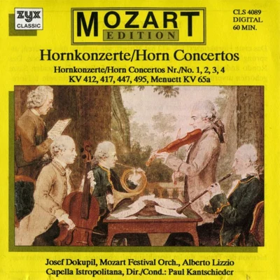 Mozart - Horn Concertos 專輯 Paul Kantschieder/Kamil Sreter/Capella Istropolitana