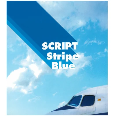 Script Stripe Blue