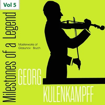 Milestones of a Legend - Georg Kulenkampff, Vol. 5 (1941, 1948) 專輯 Swedish Radio Symphony Orchestra/Manfred Honeck/Gunter Missenhardt/Juliane Banse/Walter Braunfels