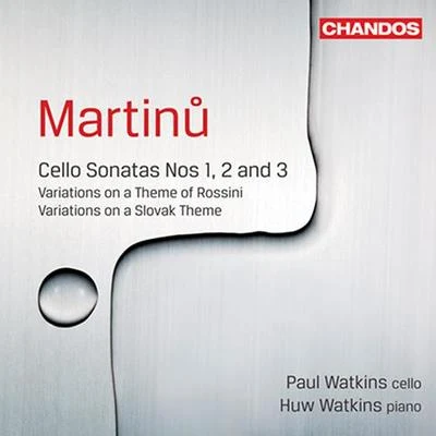 MARTINU, B.: Cello Sonatas Nos. 1-3Variations (Paul Watkins, Huw Watkins) 專輯 Paul Watkins