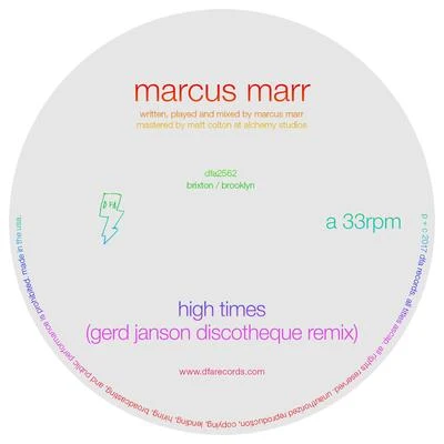 High Times (Gerd Janson Discotheque Remix) 專輯 Marcus Marr