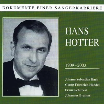 Aase Nordmo LovbergHans HotterWaldemar KmenttThe Philharmonia Orchestra貝多芬Christa LudwigOtto Kemperer Dokumente einer Sängerkarriere - Hans Hotter